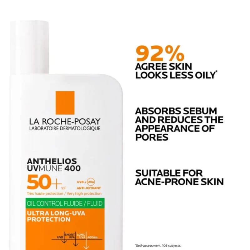 La Rochey Posay Fluide Oil Control Sunscreen - (50ml) - Image 3