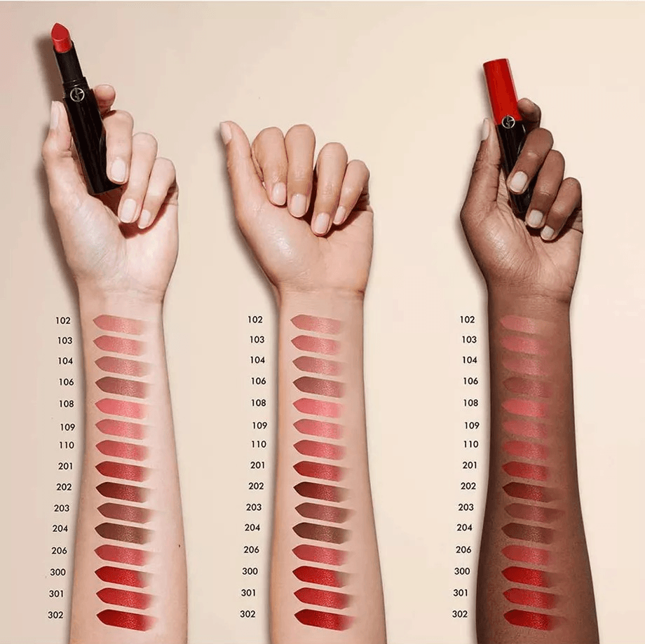 Giorgio Armani Lip Power Longwear Vivid Color Lipstick - (3g) - Image 3