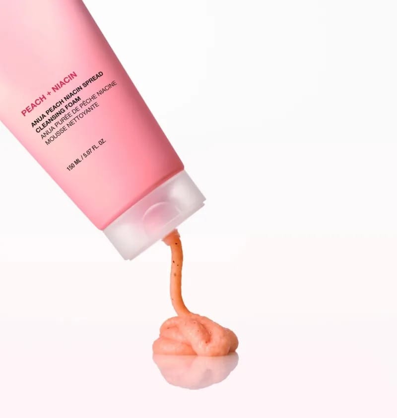 Anua Peach Niacin Spread Cleansing Foam - (150ml) - Image 5