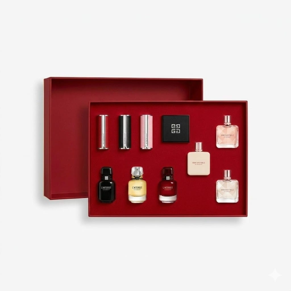 Givenchy Mini Perfume & Lipstick Combo Gift Set