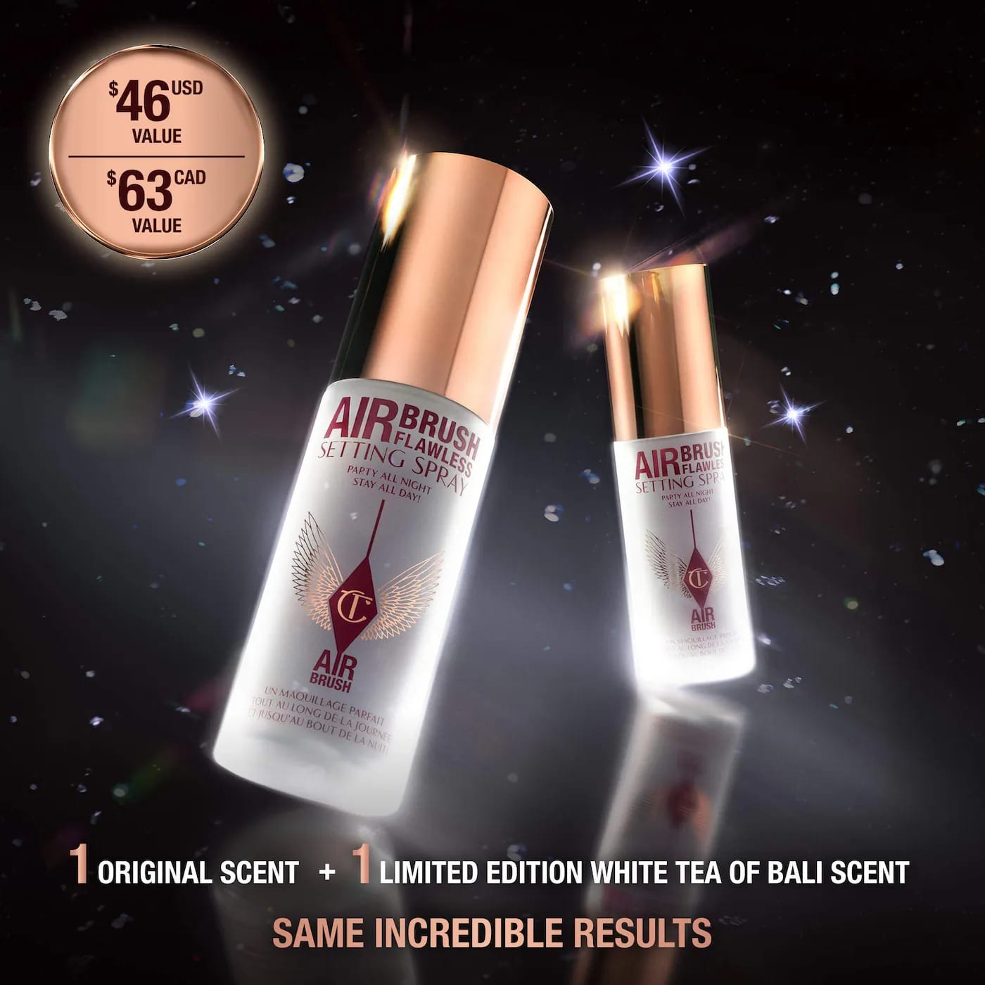 Charlotte Tilbury Mini Airbrush Flawless Setting Spray Duo Set - 2 x Net 34ml - Image 2