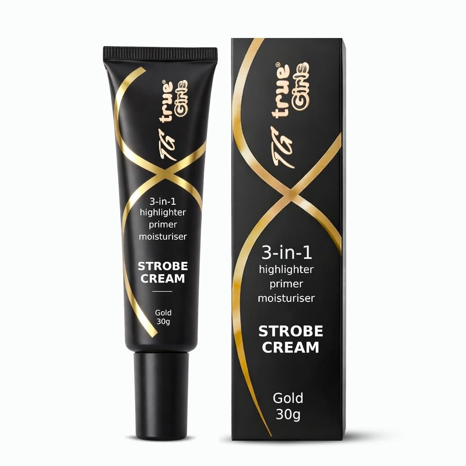 True Girls Strobe Cream 3-in-1 Highlighter, Primer & Moisturiser - (30g)