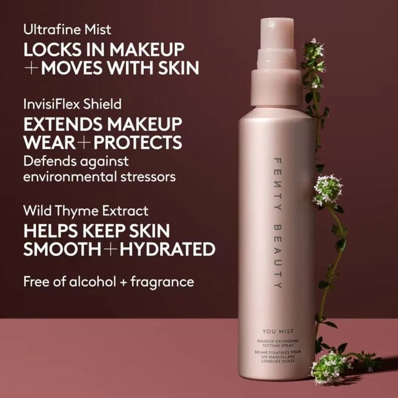 FENTY BEAUTY You Mist Makeup-Extending Setting Spray – (100ml) - Image 4