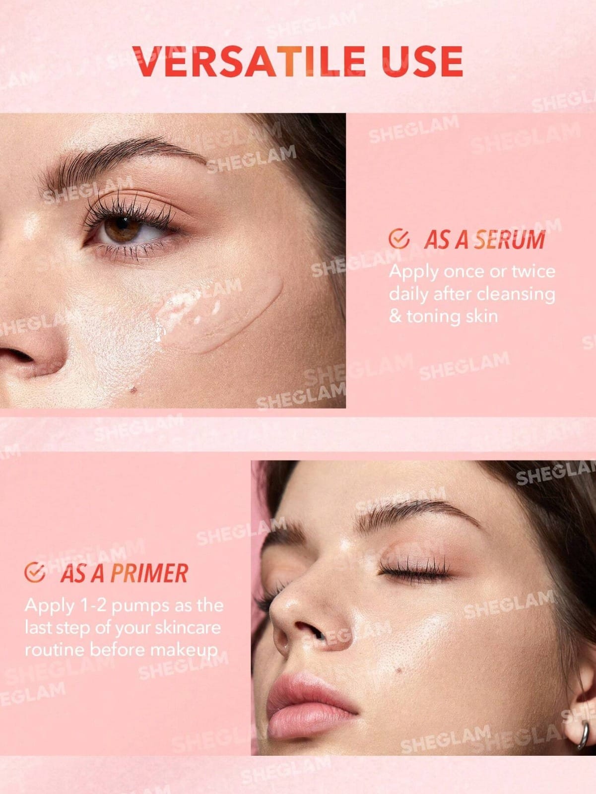 Sheglam Melon Melt Niacinamide Serum Primer - (30ml) - Image 7