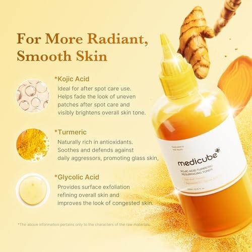 Medicube Kojic Acid Turmeric Resurfacing Toner – (250ml) - Image 3