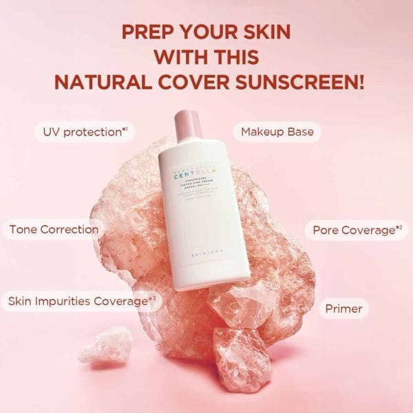 Madagascar Centella Poremizing Tinted Sun Cream - (50ml) - Image 4