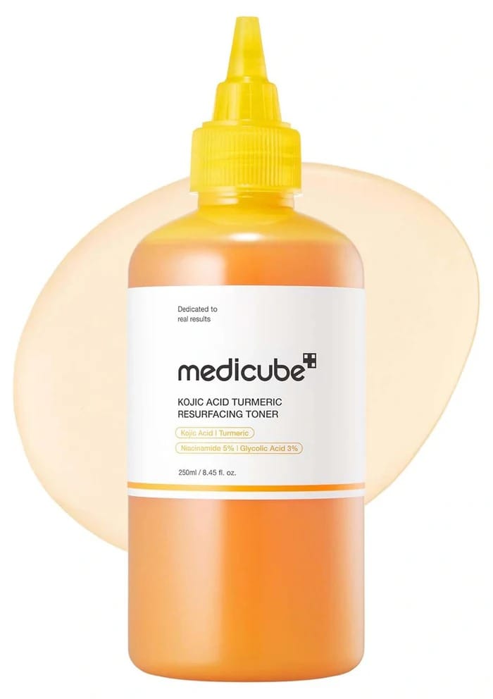 Medicube Kojic Acid Turmeric Resurfacing Toner – (250ml)