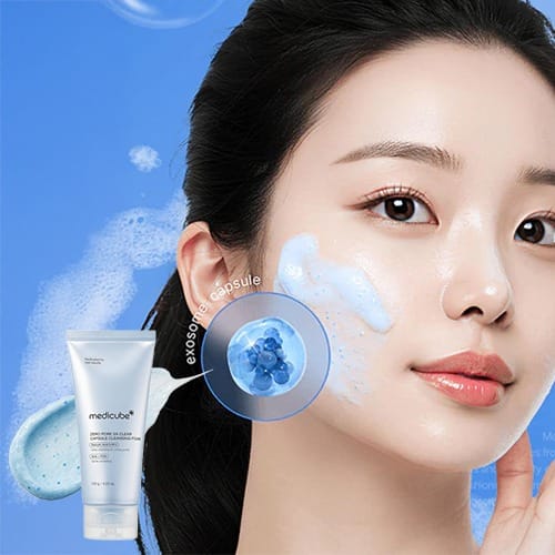 Medicube Zero Pore SA Clear Capsule Cleansing Foam - (120g) - Image 3