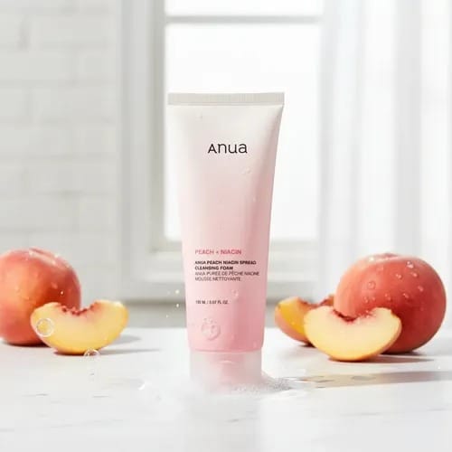 Anua Peach Niacin Spread Cleansing Foam - (150ml) - Image 2