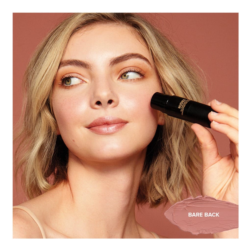 Nudestix Nudies Matte All Over Face Color Blush - Bare Back (Tester) - Image 3