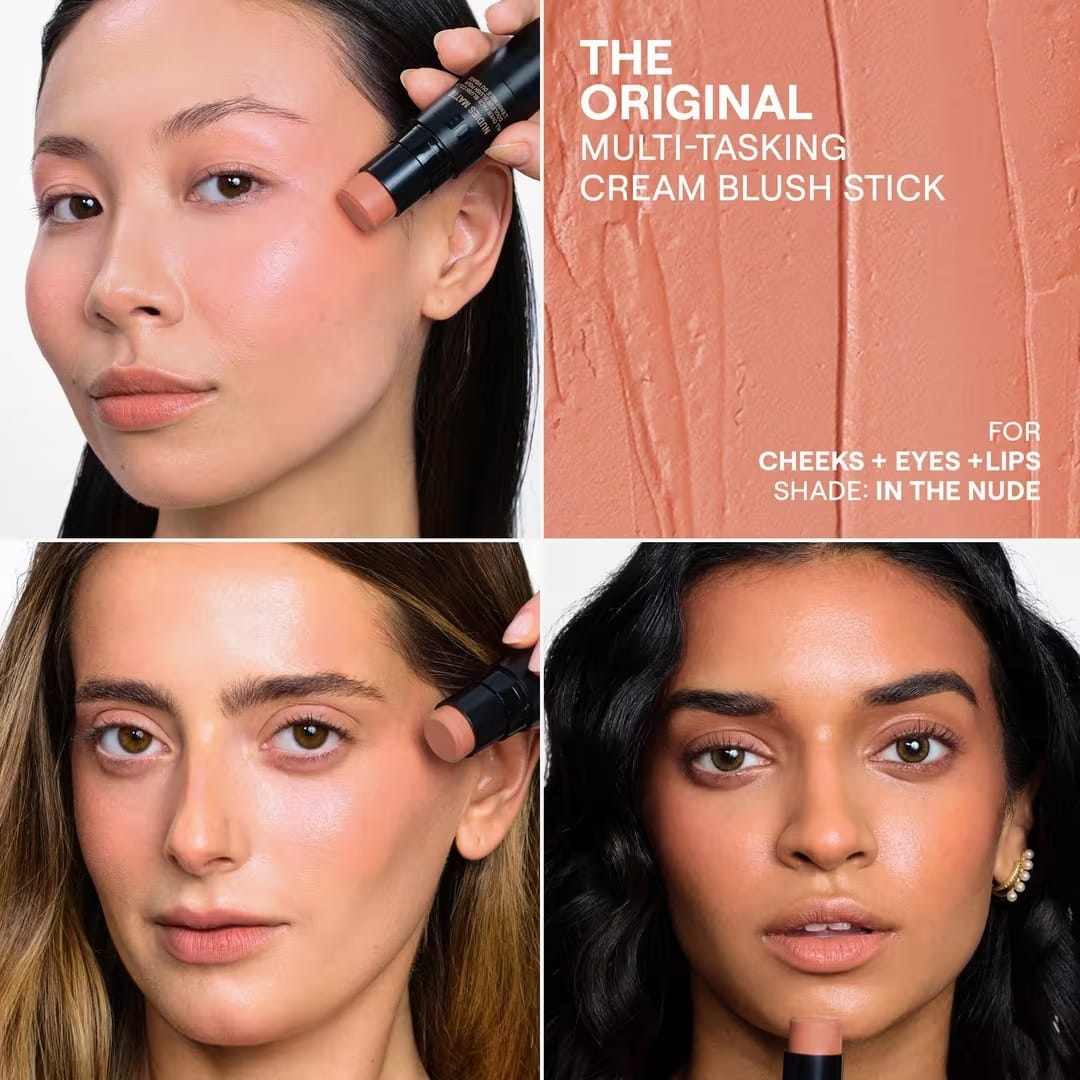Nudestix Nudies Matte All Over Face Blush Color - In The Nude (Tester) - Image 3