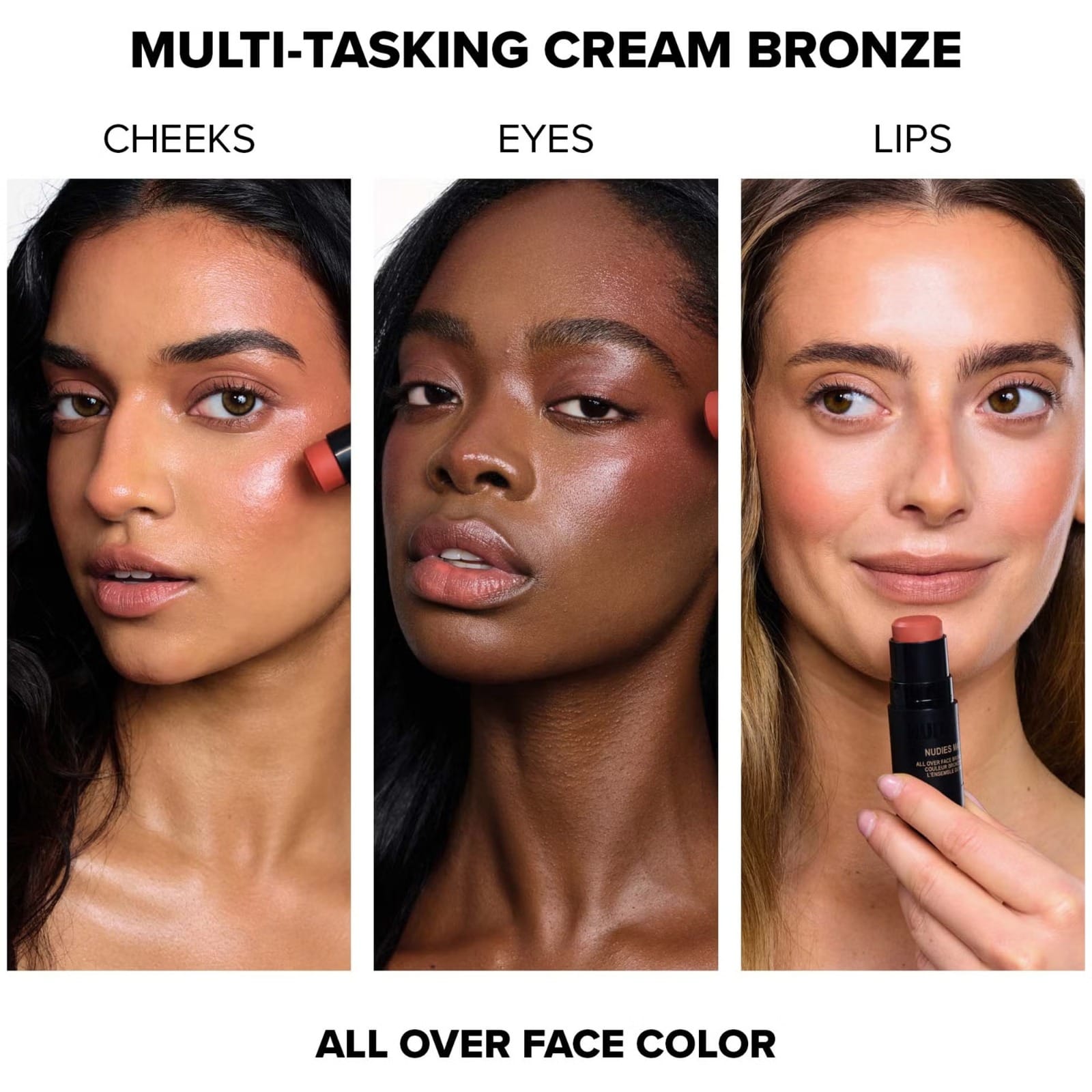 Nudestix Nudies All Over Face Color Matte - Deep Maple, Eh (Tester) - Image 3