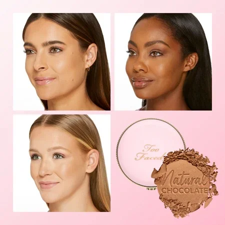 Too Faced Chocolate Soleil Natural Chocolate Bronzer – Golden Cocoa (9g) - Image 2