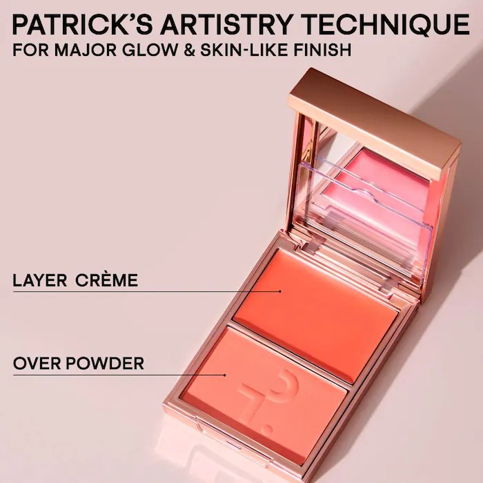 Patrick Ta Double-Take Crème & Powder Blush Duo - (5g) - Image 2