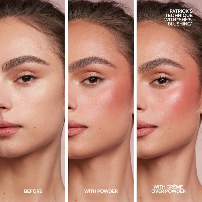 Patrick Ta Double-Take Crème & Powder Blush Duo - (5g) - Image 4