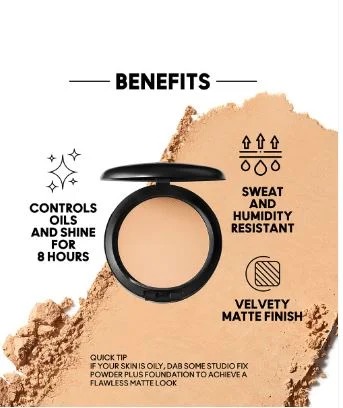 MAC Compact Powder Plus Foundation (Authentic) - NC40 - Image 4