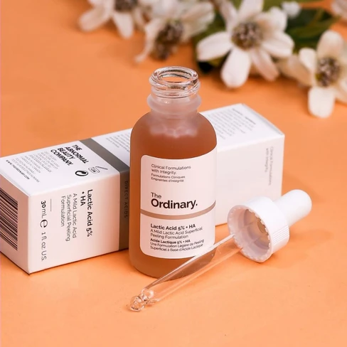 The Ordinary Lactic Acid 5% + Ha 2% Serum - (30ml) - Image 5