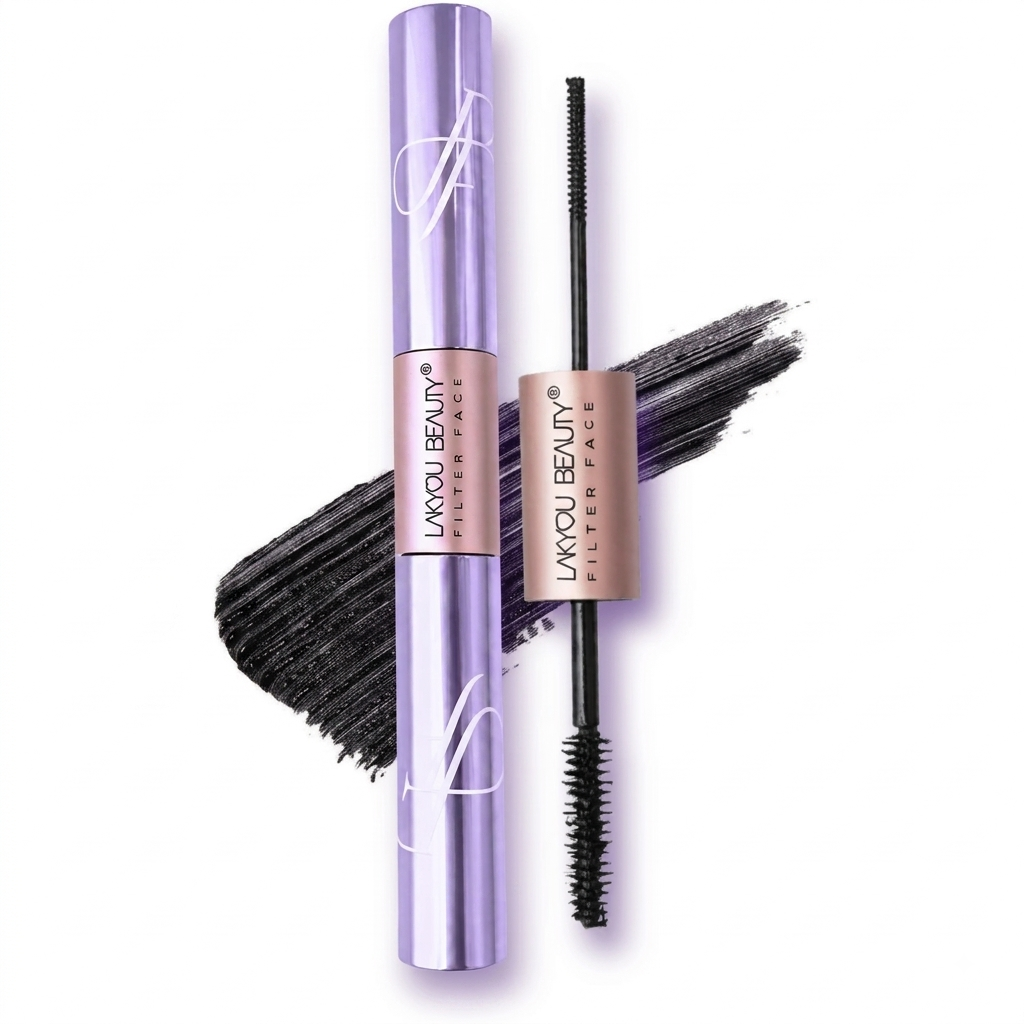 Lakyou Beauty Filter Face Double Head Mascara – Black (10ml)