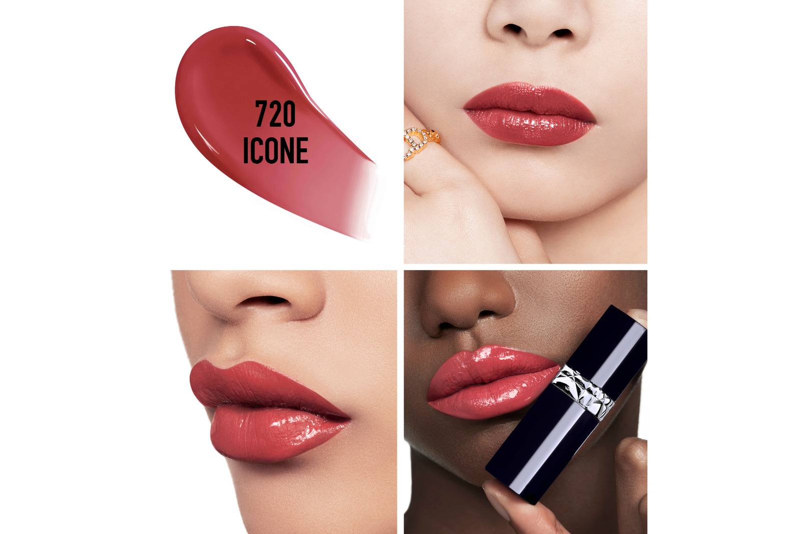 Dior Rouge Forever Liquid Lacquer Lipstick - 720 Icone (6ml) - Image 2