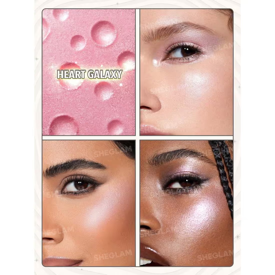 Sheglam Lunar Glow Highlighter - Heart Galaxy - Image 4