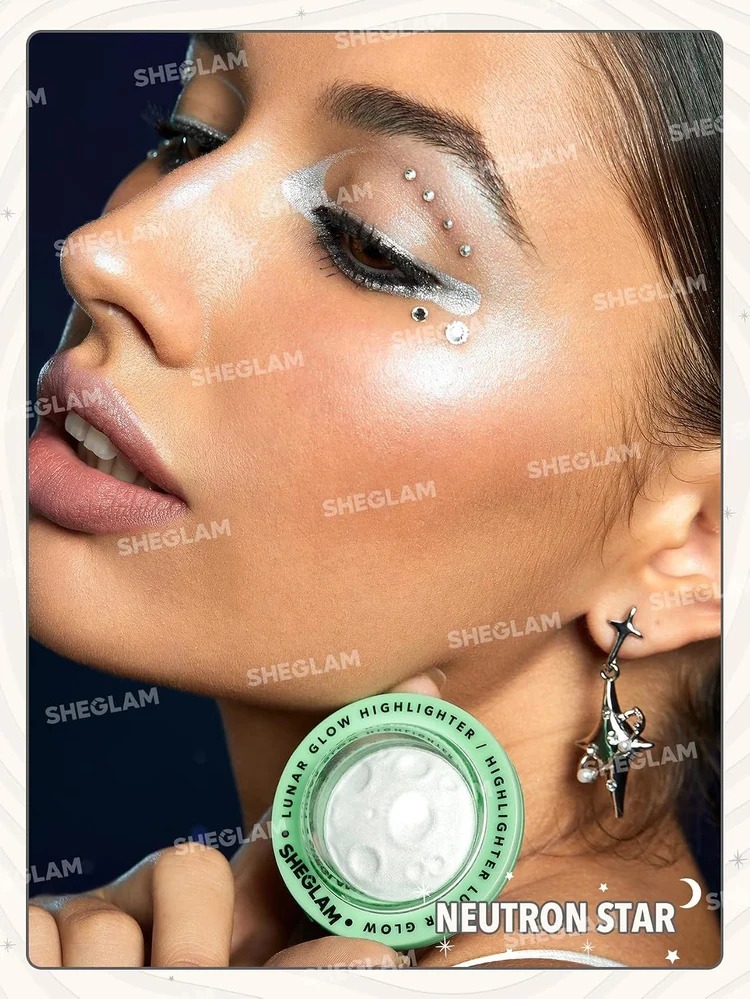 Sheglam Lunar Glow Highlighter - Silver - Image 2