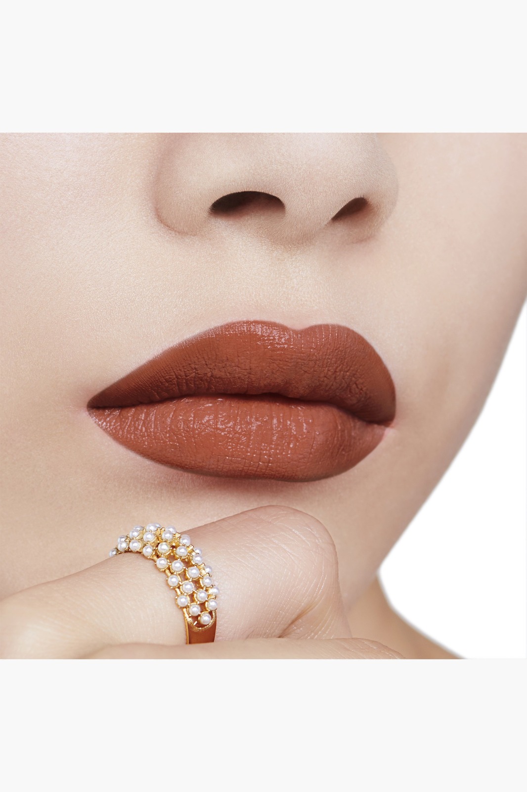 Dior Rouge Satin Matte Lipstick - 419 Bois Rose - Image 2