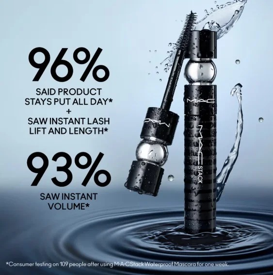MAC Stack Waterproof Mascara – (12ml) - Image 4