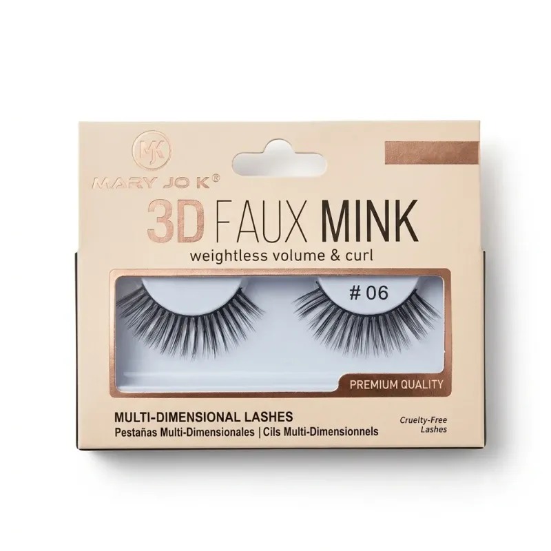 Mary Jo K 3D Faux Mink Eyelashes – 06