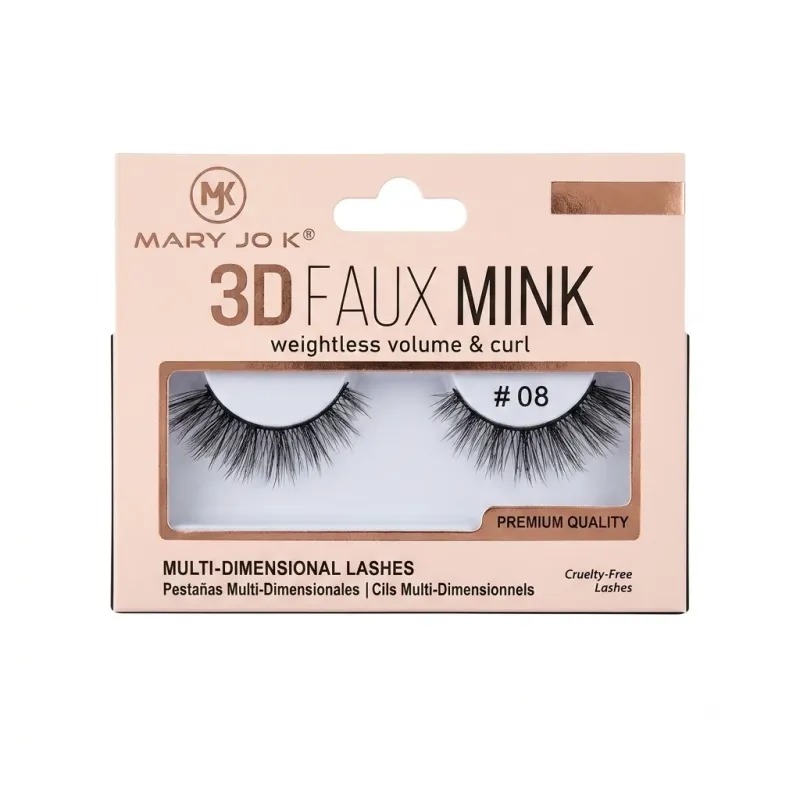 Mary Jo K 3D Faux Mink Eyelashes – 08
