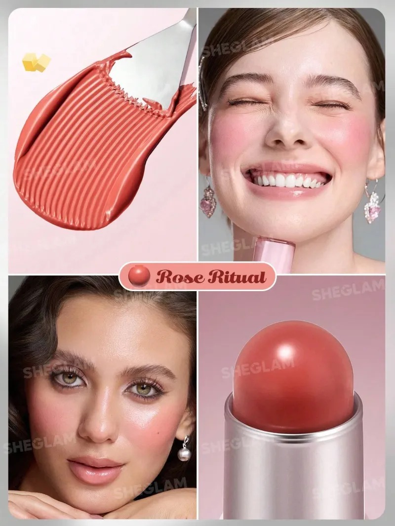 Sheglam Buttery Bliss Blush Stick – Rose Ritual - Image 2
