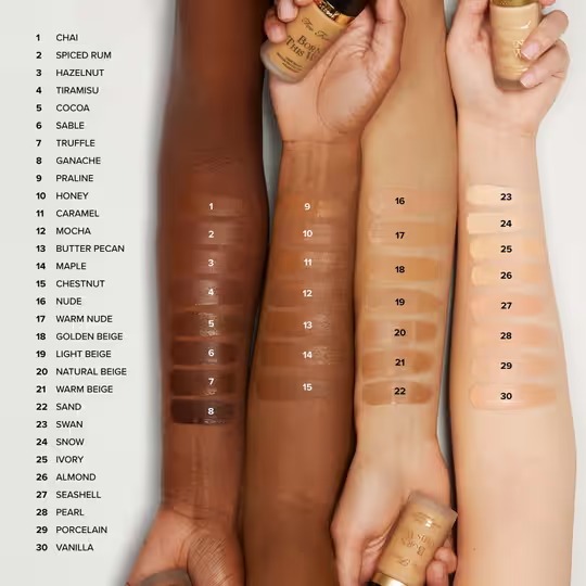 Too Faced Medium To Full Coverage Foundation - Almond (30ml) - Image 5