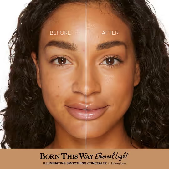 Too Faced Born This way Ethereal light Smoothing Concealer – Honeybun (5ml) - Image 5