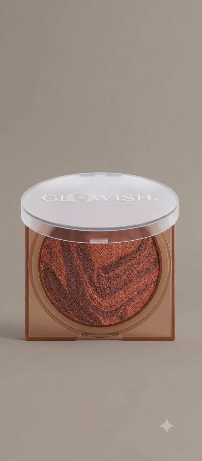 Hudabeauty Glowish luminous pressed powder- 05 Rich - Image 2