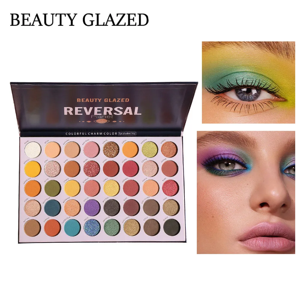 BEAUTY GLAZED Reversal Planet Glitter Eyeshadow Palette - Image 2