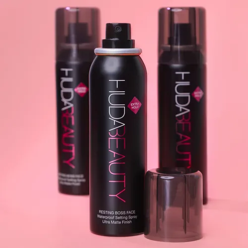HUDA BEAUTY Resting Boss Face Waterproof Setting Spray - (100ml) - Image 2