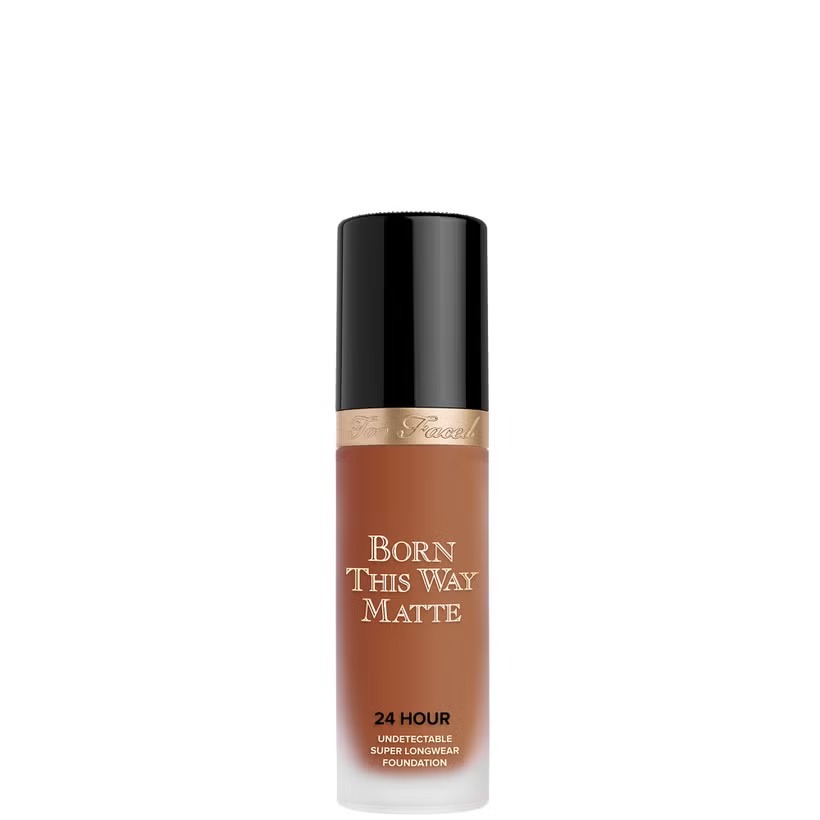 TOO FACED Born This Way 24-Hour Longwear Matte Finish Foundation – Cocoa (30ml)