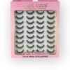Lady Amor 20 pcs Faux Mink Eyelashes (Transparent Band) - LA304