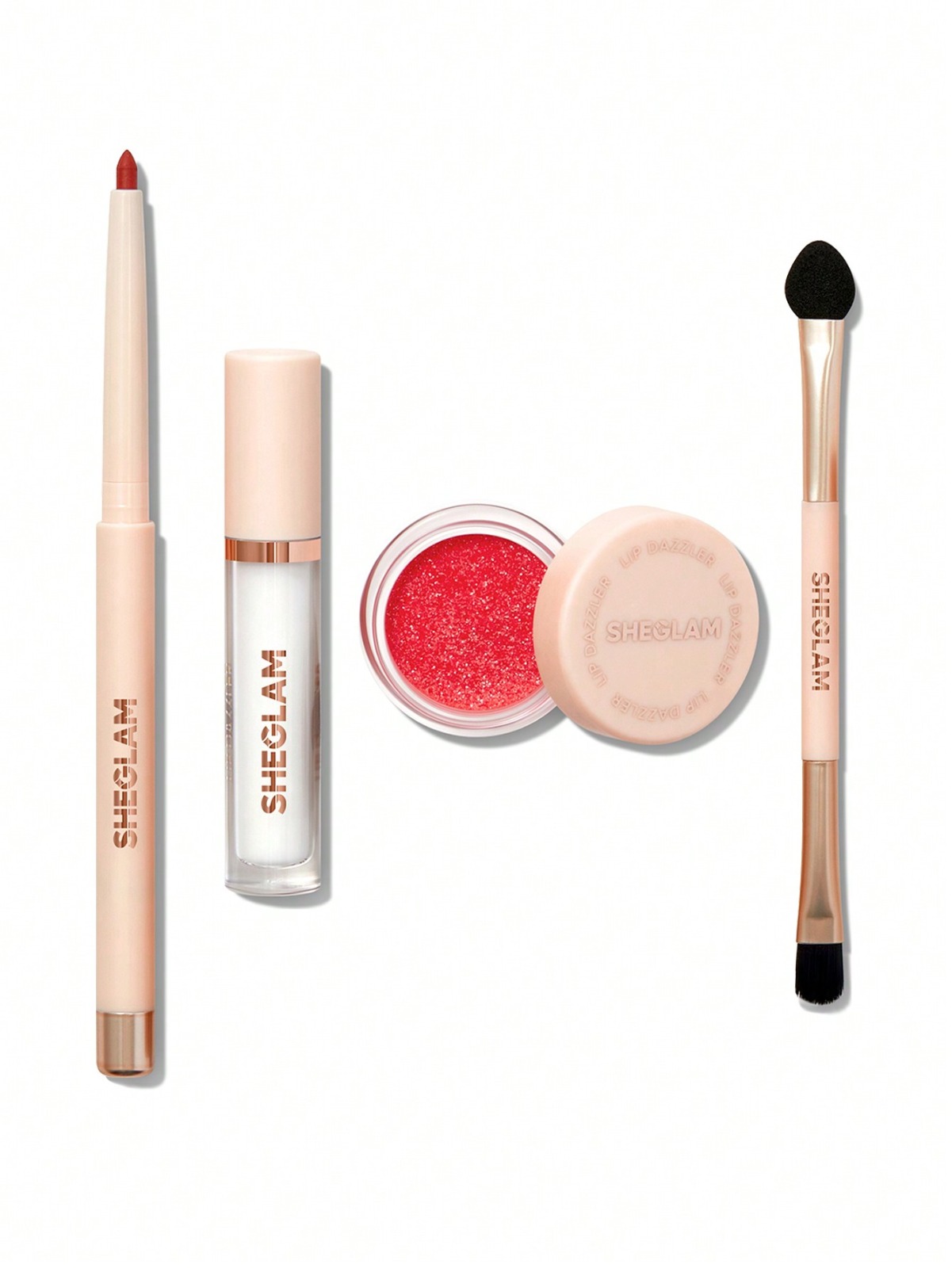 Sheglam Lip Dazzler Glitter Kit - Red Carpet