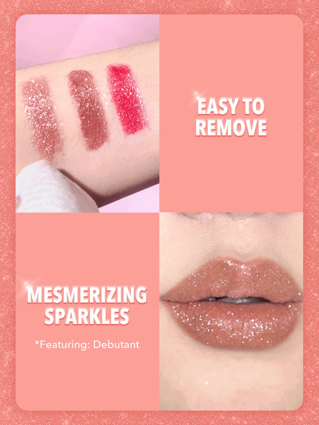 Sheglam Lip Dazzler Glitter Kit - Red Carpet - Image 3