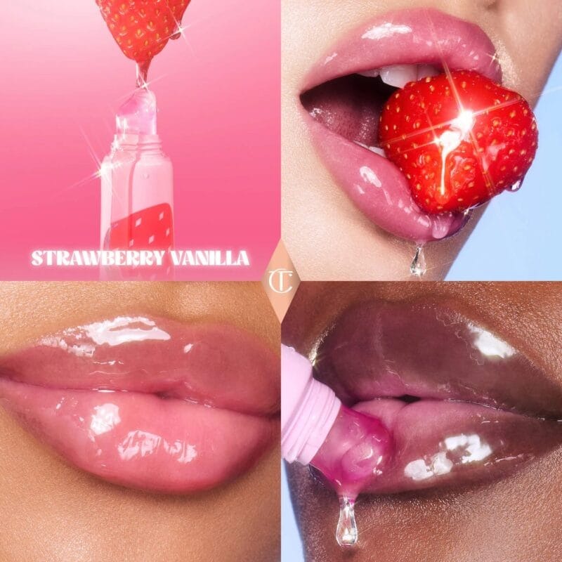Charlotte Tilbury Unreal Lips Healthy Glow Nectar Nourishing Lip Oil – Coconut Water (14ml) - Image 4
