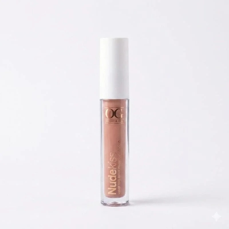 OutDoor Nude Kiss Girl Liquid Lipstick Soft-Focus Matte Finish – 01 (3ml)
