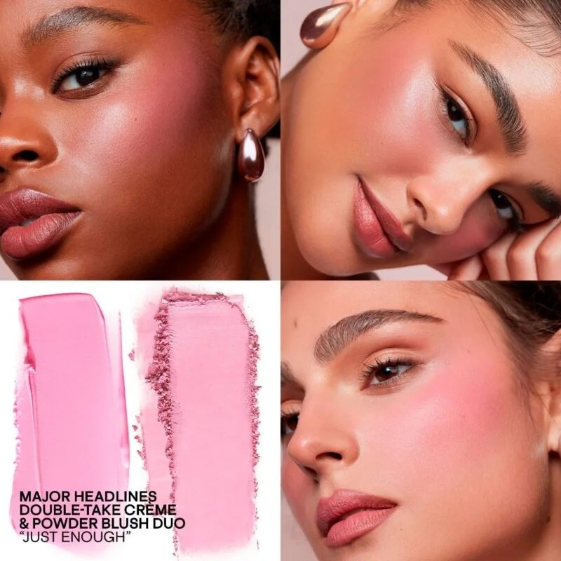 Patrick Ta Double-Take Crème & Powder Blush Duo – JUST ENOUGH (5g) - Image 3