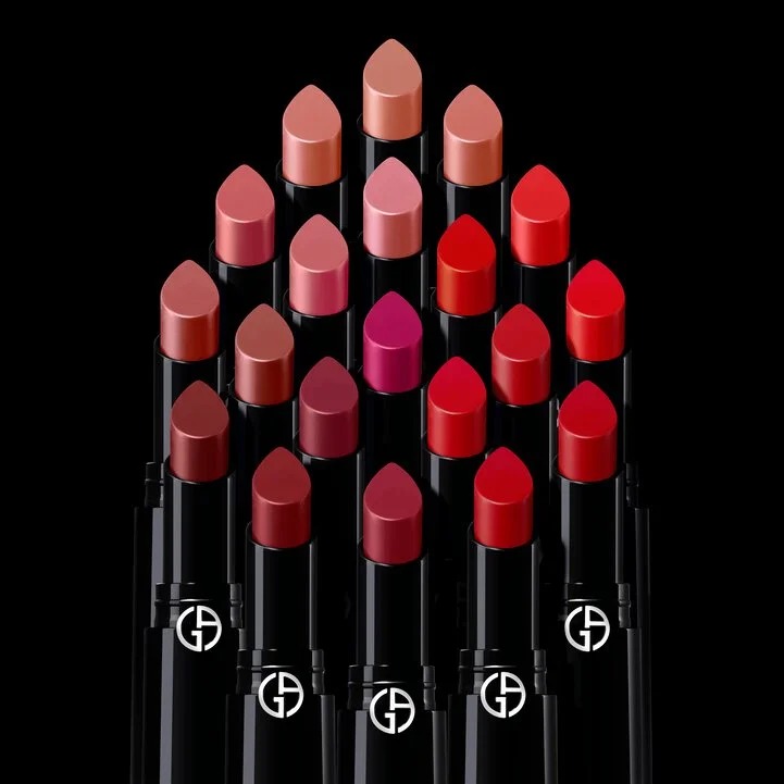 Giorgio Armani Lip Power Longwear Vivid Color Lipstick – 201 Majestic (3g) - Image 4