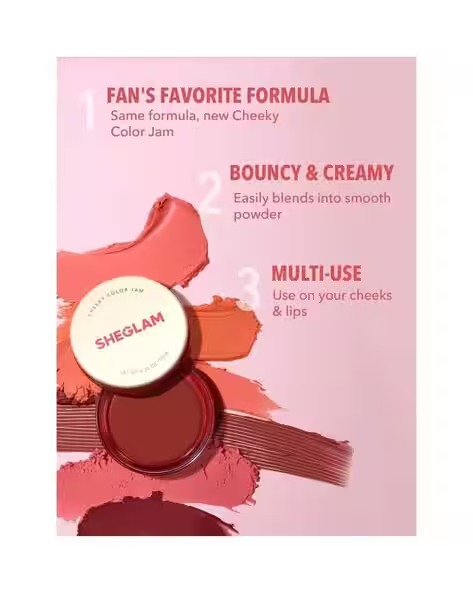 SHEGLAM Cheeky Color Jam - Carnation Dreams (7.5g) - Image 2