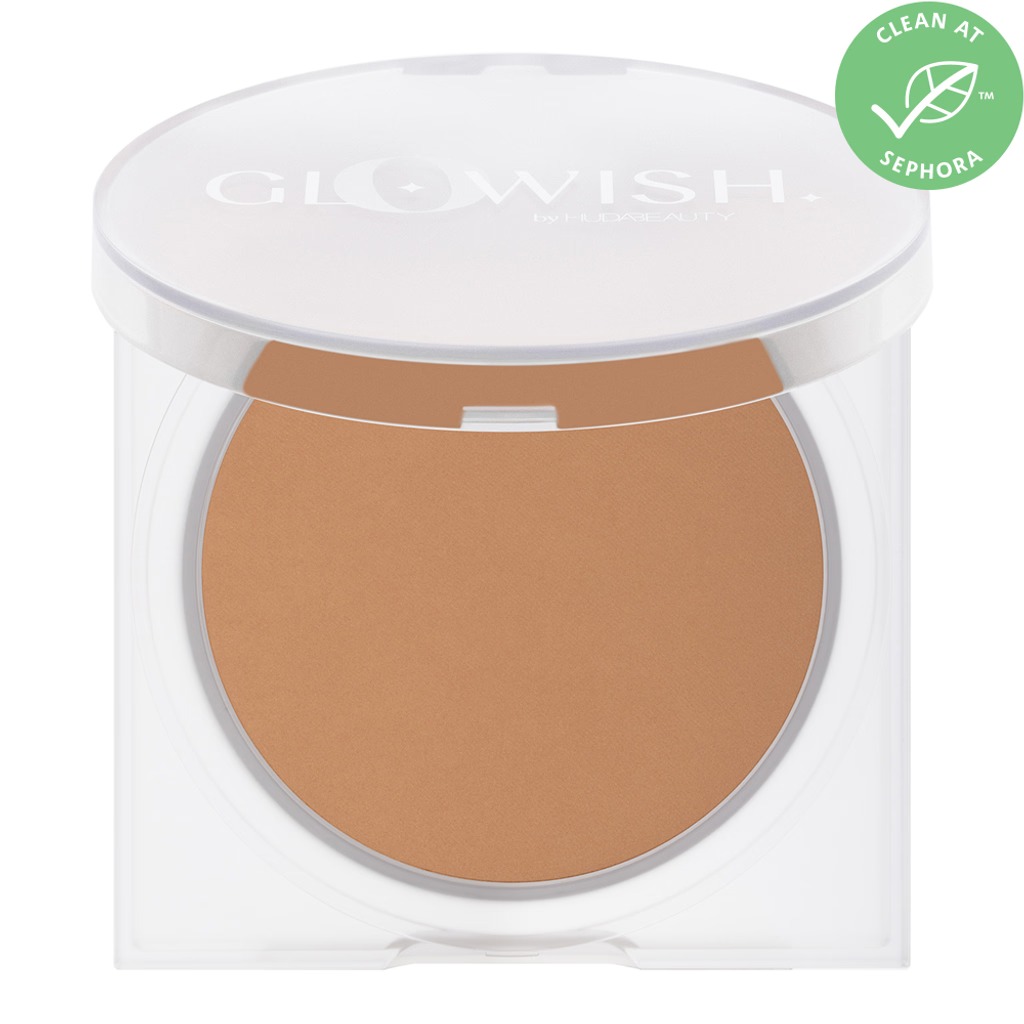 Huda Beauty GloWish Luminous Pressed Powder - 06 Medium Tan