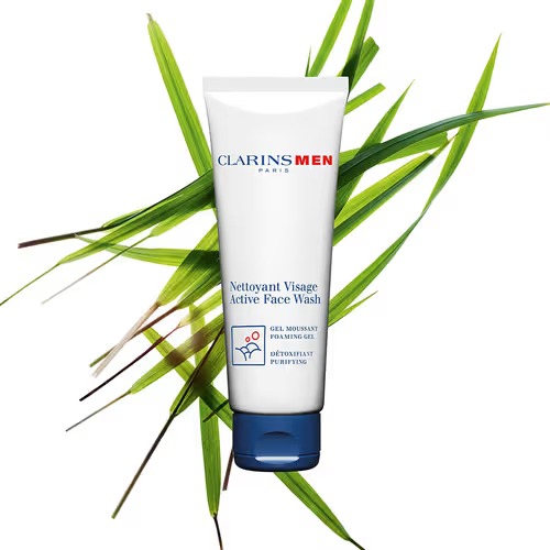 Clarins Men Nettoyant Visage Active Face Wash (125ml) - Image 6