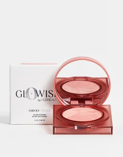 Huda Beauty Glowish Cheeky Vegan Blush Powder – Healthy Peach (2.5g)