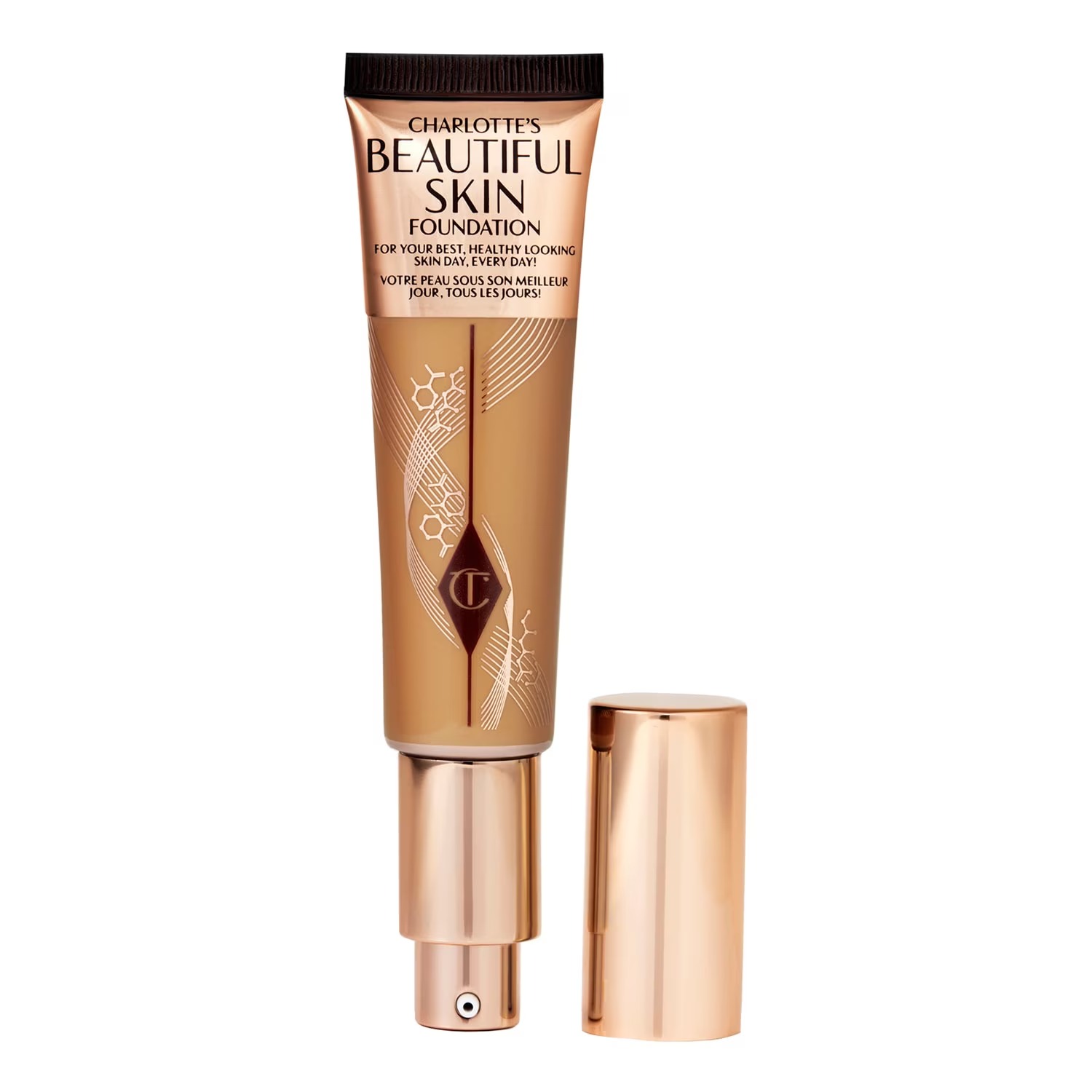 Charlotte Tilbury Beautiful Skin Foundation - 9 Warm (30ml)