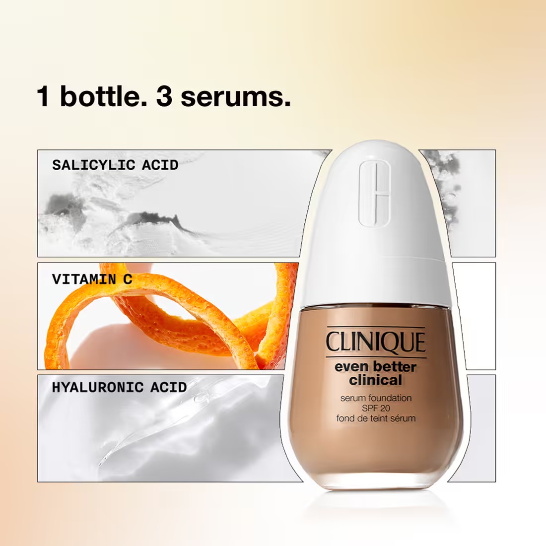 Clinique Even Better Clinical Serum Foundation Broad Spectrum SPF 20 - (WN 48 Oat) - Image 3