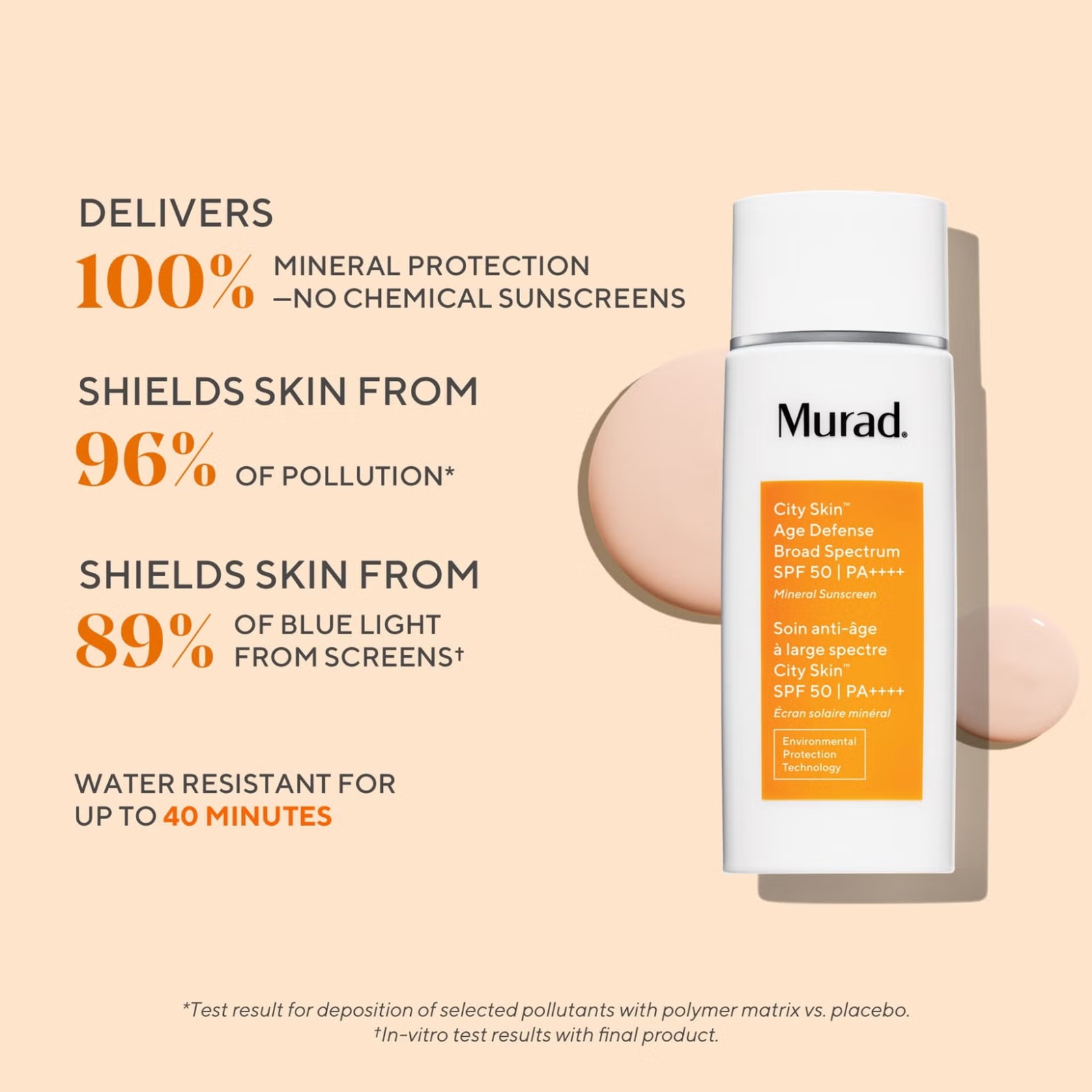 Murad City Skin Age Defense Broad Spectrum SPF50 Sunscreen - (50ml) - Image 3